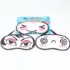 Mignon yeux couverture sac sans glace doux coton sieste masque pour les yeux soin ombre bandeau dessin animé sommeil masque pour les yeux masque de sommeil