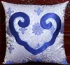 Luxury Heart Love Natural Silk Pillowcase Mulberry Sofa Chair Cover Cushion Decorative High End Christmas Love Pillow Cover