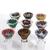 Hookahs glasskål gjord av högkvalitativ borosilikat glas Nya ankomstskålar för bongs färgad skål 1418 Mycket tjockt vattenrör