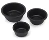 Partihandel 50st MOQ Gratis frakt Plast Sturdy Black Drainage Flower Pot Planter för Succulent Serie Arrangemang Planting Bowl