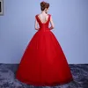 Double Shoulder Sexy Lace Crystal Wedding Dress 2018 Vintage Belt Vestido de Noiva Plus Size Bridal Dress Gratis frakt