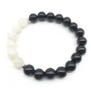 Pulsera SN1335 de diseño Vintage para mujer, pulsera de ónix negro de alta calidad, pulsera de equilibrio Yogi meditativo de piedra lunar Natural