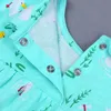 Boutique Set di abbigliamento per bambini 2018 Autunno Cotone Neonate Vestiti Anatra Stampa T-shirt a maniche lunghe T-shirt + Pantaloni a pois 2 Pezzi Abiti per ragazze 2-7 anni