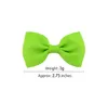 40 Färg 275 tum färgglada Barrettes med babyflickor Ribbon Bows Boutique Hair Bow Popular Hair Clip Accessories Hairpin 6434656674