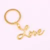 Morepot fu złoto miłosny urok wiszący kluczowy pierścień kluczowy prezent dla dziewcząt upuść 6095925