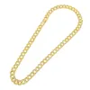 Hip Hop Bling Iced Out Simulated Diamond 15mm 18-30inches Cuban Link Chain Necklace Gold Silver Jewelry