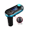 BT66 Bluetooth FM Transmitter Hands FM Radio Adapter Receiver Car Kit Dual USB Car Charger Support SD Card USB Flash For Ipho1879378