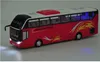 Legierungsauto-Modellspielzeug, luxuriöser Cartoon-Tourbus mit Lichtern, Sound, Rückzug, für Party-Kind-Geburtstagsgeschenke, Sammlung, Heimdekorationen