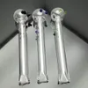 Glazing pot with flat mouth Wholesale Glass Hookah Glass Water Pipe Fittings