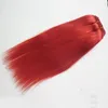 Brazylijski Proste Ludzkie Włosy 1 Wiązki Deal 10-28inch Włosy Splot Natural Red Darmowa Wysyłka Remy Hair