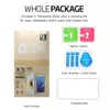 Getemt glazen schermbeschermer voor iPhone 14 13 12 Pro Max 6.7inch SE2 Samsung A21S A71 LG Stylo 5 Huawei P40 0,33 mm 2.5D Protector Film 10 in 1 papieren doospakket