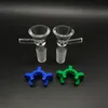 Vidro Cinzento Coletores 14mm 45 Graus Kits Com Adaptadores J-Gancho 14mm Tigelas De Vidro Keck Clipes Pneus Ashcatcher Bongs Oil Rigs Transporte da gota !!!