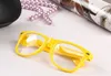 Sıcak Güneş Gözlüğü Unisex güneş gözlüğü Perçin Güneş Gözlüğü Retro Renk Unisex Punk Geek Stil Şeffaf Lens Gözlük Gözlük KKA3945