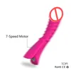 100 Wodoodporne 7 prędkości USB Różdżka AV Wand Massager Ogrzewanie Sex Toys Vibrator silikonowe wibratory dildo dla kobiet 6065174
