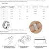 Chanfar 5 Rows Crystal Stainless Steel Ring Women for Elegant Full Finger Love Wedding Engagement Rings Jewelry Men