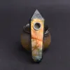 Новейший Мини-Красочный Кристаллический Камень Курительная труба Инновационный дизайн Легкий Чистый Портативный Высококачественный Роскошный Красивый Цвет Горячая распродажа DHL