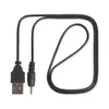 1000pcs / lot USB Charge-kabel naar DC 2,5 mm tot USB-plug / Jack-netsnoer