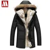 raccoon fur hooded coat men