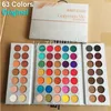 Original Beauty Glazed Lidschatten-Palette mit 63 Farben, wunderschöne Me-Make-up-Palette, Lidschatten, wasserfester Puder, natürlich pigmentierte Nude-Kosmetik