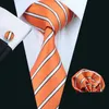 Otoño Naranja Corbatas baratas para hombres Corbata de marca Moda Novely Active Mens Neck Tie Set Accesorios de moda de alta calidad Corbata Shi330I