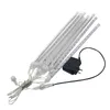 8st / set LED Meteor Dusch Rain Light Tubes 100-240V EU / US-kontakt Julfruktljus 30cm / 50cm Vattentät Party Fairy LED-ljus