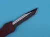 Allvin Carmine Handle 7 Inch Small 616 Auto Tactical Knife 440C Steel Black Blade EDC Pocket Knives204K