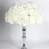 Silk flower ball artificial DIY all kinds of flowers heads wedding decoration wall hotel shop window table accessorie three size