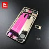 Back Battery Housing cover With Pre-Installed Flex Cable For iPhone 6s 4.7 inch Full Metal Alloy Housing Middle frame free shipping