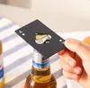 Beer Bottle Opener Poker Playing Card Ace of Spades Bar Tool Soda Cap Openers Gift Kitchen Gadgets Tools SN286