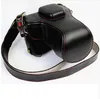 Lüks Fujifilm X-T20 için PU Deri Kamera Çantası XT20 X-T10 XT10 16-50mm 18-55mm Lens Kamera Kılıfı Deri Kayış