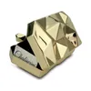 Chaliwini femmes pochettes en métal de qualité supérieure hexagone Mini pochette noir argent sac de soirée boîte en or pochette Y18103004