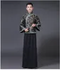 antiga dinastia Qing vestuário Roupa étnica chinesa tradicional chinesa Homens Cheongsam Tang terno traje oriental Hanfu masculino vestido