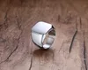 Anello di titanio da uomo Breve design moda 316L in acciaio inossidabile punk anello nero di fidanzamento nuziale anello UTR81363565904