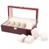 High Quality Watch Boxes 5 Grids Wooden Display Piano Lacquer Jewelry Storage Organizer Jewelry Collections Case Gifts