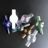 Beracky Glass Ball Carb Cap Rökning Tillbehör Bubbla Rund Bollkupol För Vattenrör med OD 19mm Färgglada Universal DCC09