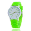 ドロップファッションゼリーシリコーン女性腕時計時計の洗面所の時計lelogio feminino selling3911679