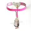Chastity Devices Famale Straight Chastity Belt Adjustable Lock Slave Device Womens #G94