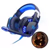 EACH G2000 Gaming Headphones Computer Stereo Over-Ear Deep Bass Game Headset Headband Fone de ouvido com microfone LED Light para PC LOL Gamer