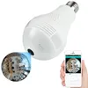 3MP 2MP 1.3MP Wireless IP-Kamera-Birnen-Licht FishEye 360 ​​Grad 3D VR Mini Panorama Home CCTV-Sicherheits-Birnen-Kamera IP