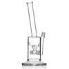 JM Flow Glass Hookah Bong: 10-Inch Water Pipe with Sprinkler Percolator for Smooth Smoking