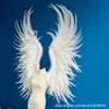 Décoration de fête de mariage plume de coq blanc ailes d'ange modèle spectacle scène Performance accessoires de tir