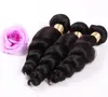 100 Human Remy Hair Lose Wave 4pcs Lot 100G PC Unroved Fair Weaves z naturalnym kolorem bezpłatna wysyłka