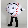 2018 Costume de mascotte de l'école de cheerleading de l'équipe de sport de baseball de haute qualité taille adulte