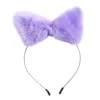 Accessori per capelli Ragazza Cute Cat Fox Ear Long Fur Hair Fascia Anime Cosplay Costume Party Spedizione gratuita