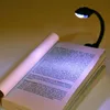 Gadget Mini Clip flexible en Clip-On Bright Booklight Laptop LED Lámpara de luz de lectura de libros para Kindle E-book DHL FEDEX EMS ENVÍO GRATIS