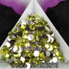 1000-10000pcs bag 2-6mm Lemon Yellow Resin Crystal Rhinestones FlatBack Super Glitter Nail Art Strass Wedding Decoration Applique 302R