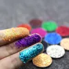 POPFEEL 18 Cor Glitter Sombra de Olho Em Pó Maquiagem Pérola Metálica Paleta Da Sombra de Longa-duração Fácil de Usar Natural