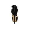 Moda Luksusowe Kobiety Designer Sandały Czarny Z Złotym Zdobionym Dla Kobiet Party Prom Wieczór Wysokie Obcasy 14cm Darmowa Wysyłka