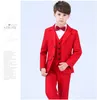 4-teilige Jungen-Blazer für Kinder, Jungenanzug für Hochzeiten, Abschlussball-Anzüge, Partyanzug für Jungen, Kinder-Smoking, Kinderbekleidung, Blazer