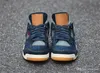 Top 4 Denim Jeans Travis Jean Herren IV 4S Schuhe blaue Sport-Sneaker-Trainer mit Boxgröße 713